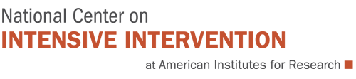 SRSD in National Center on Intensive Intervention at American Institutes for Research