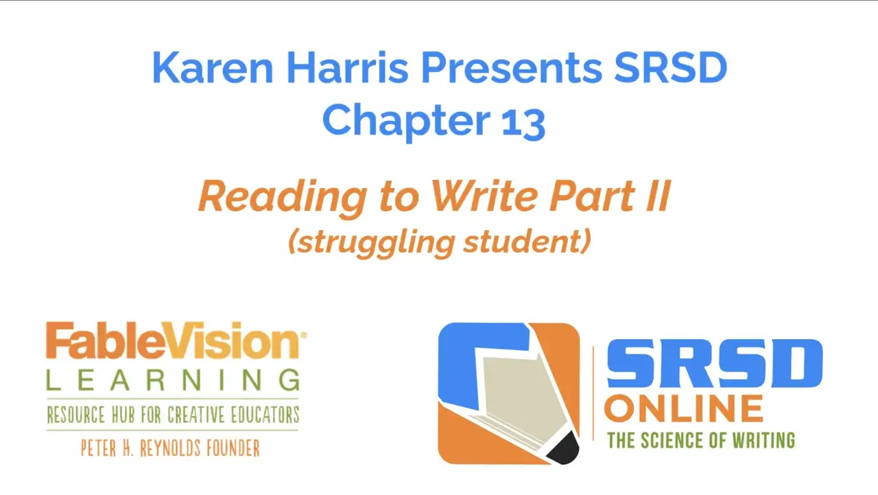 Chapter 13-Reading to Write Part II (Struggling Student)