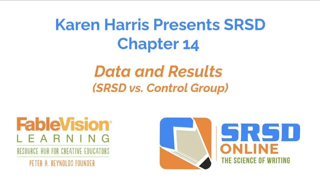 Chapter 14-SRSD Data and Results (SRSD vs Control Group)