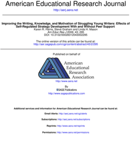 Improving the Writing Performance, Knowledge, and Motivation of Struggling Writers in Second Grade