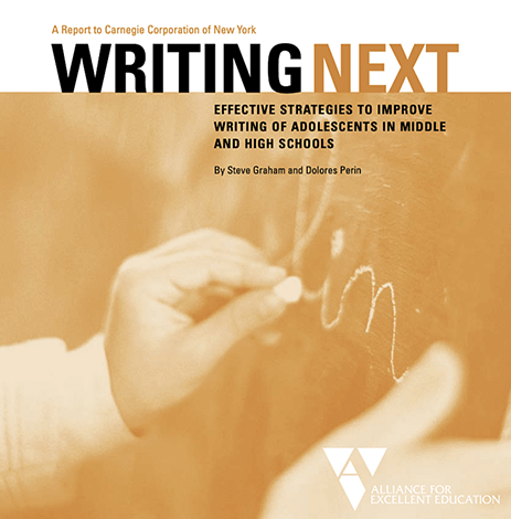 Writing Next_Effective Strategies to Improve Writing of Adolescents